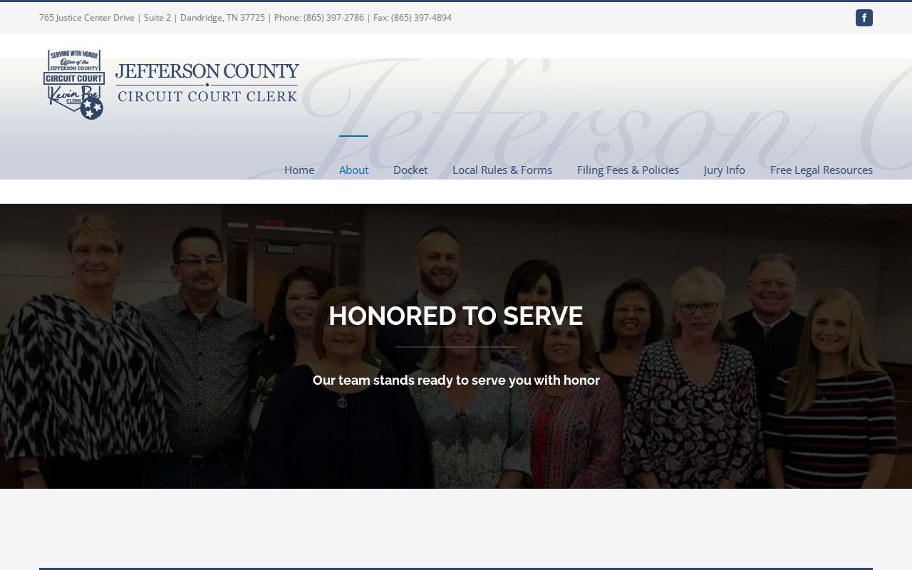 Jefferson County court docket clerk contact