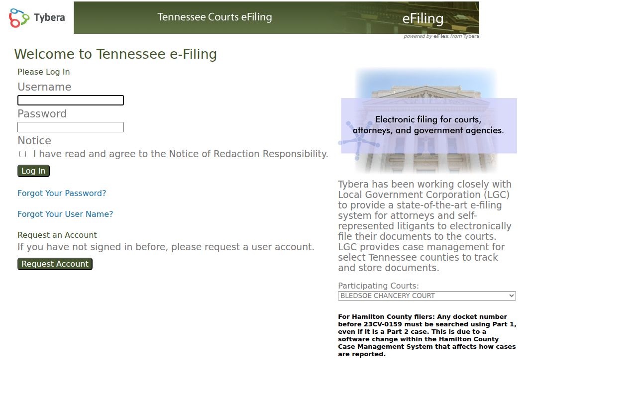 Jefferson County court docket e-filing login