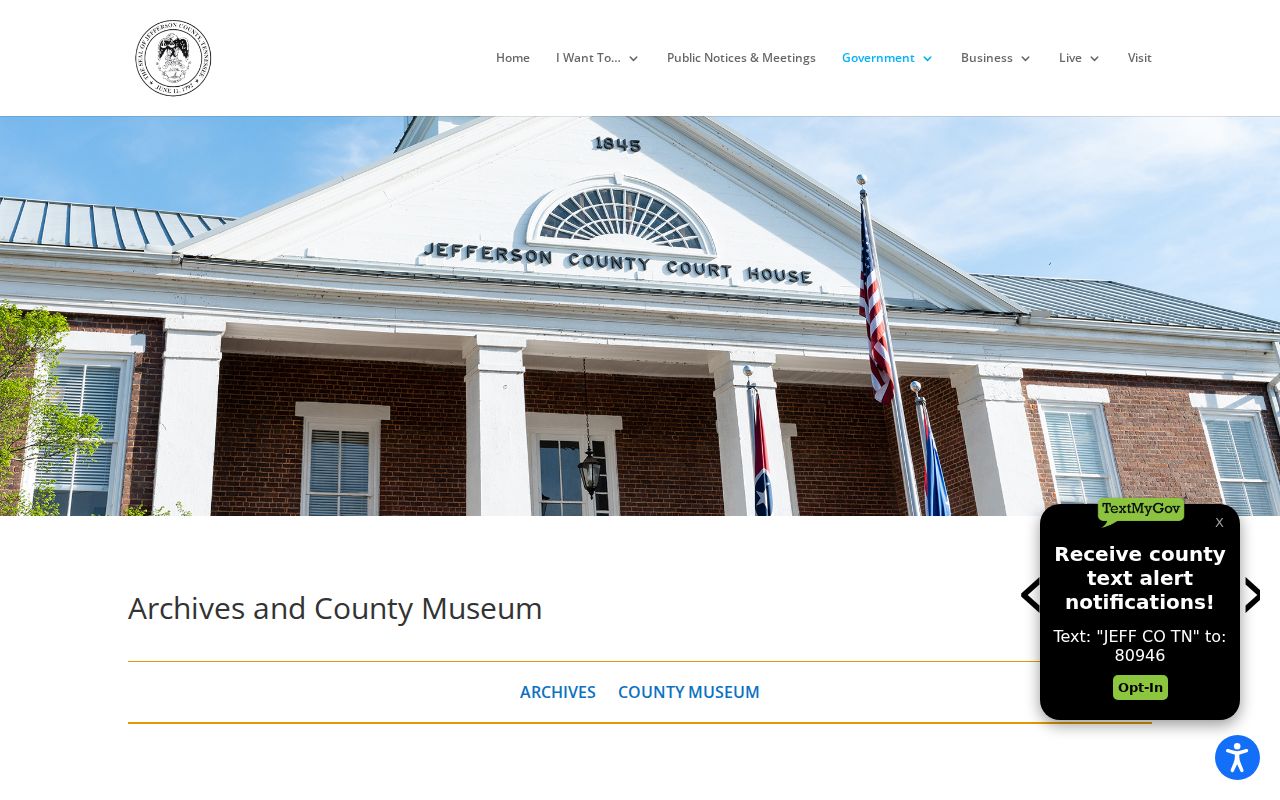 Historic courthouse context for Jefferson County traffic court records