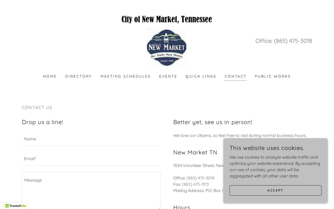 New Market court docket City Hall contact and office hours