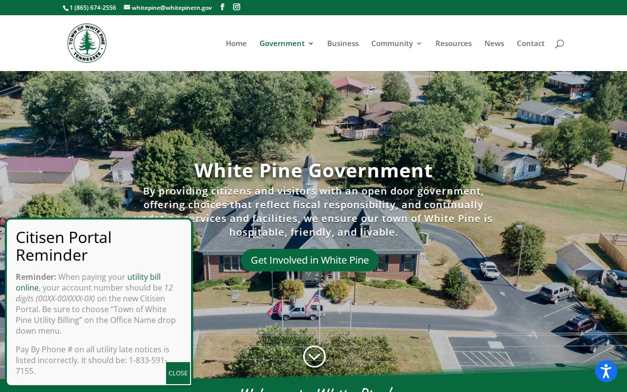 White Pine government source for White Pine court docket access