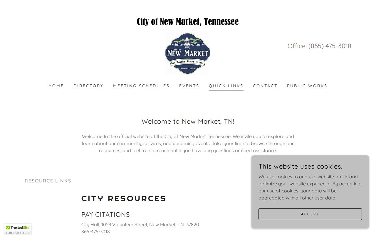 New Market court docket quick links and citation access
